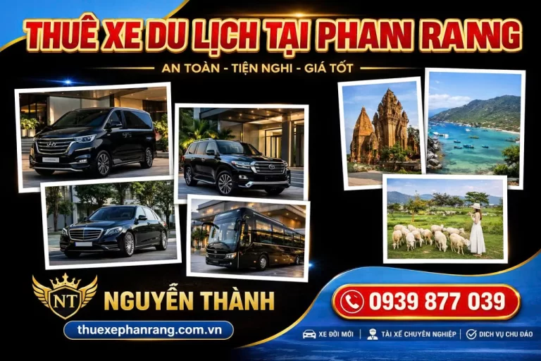 Thuê xe hợp đồng ga tàu Phan Rang đi Vĩnh Hy